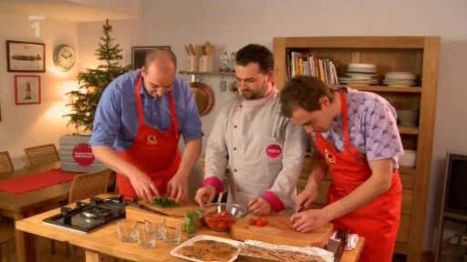 Mražený krém s křupavou oplatkou a mátovými jahodami