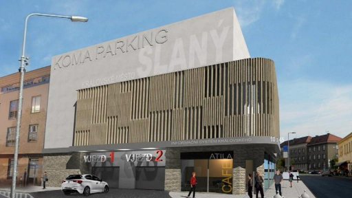 Ve Slaném bude parkovací dům za 83 milionů