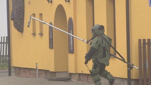 Nastražená výbušnina v Mladých Bukách