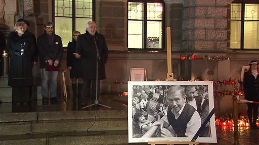 Rozloučení s Václavem Havlem v Liberci