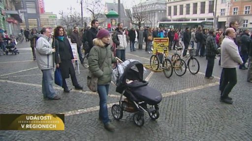 Rozloučení s Václavem Havlem v Pardubicích