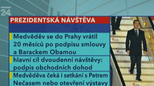 Ruský prezident v Praze