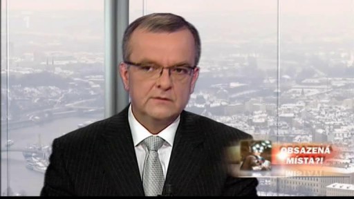 Miroslav KALOUSEK /TOP09/, ministr financí, 1. místopředseda strany; Vojtěch FILIP /KSČM/, předseda strany