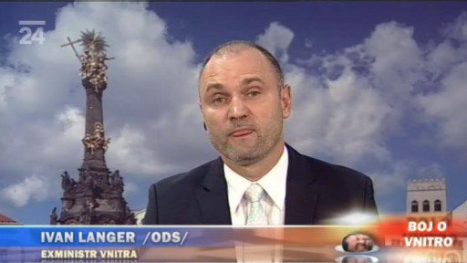 Ivan LANGER /ODS/, exministr vnitra; František BUBLAN /ČSSD/, exministr vnitra