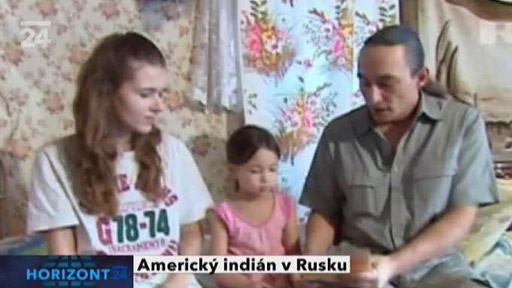 Americký indián v Rusku; připravil Pavel Šimek