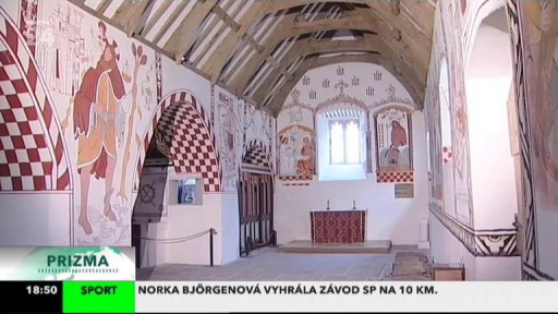 Objev unikátních středověkých fresek