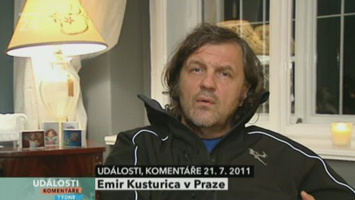 Emir Kusturica v Praze