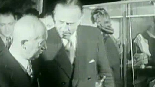 E. Beneš na pražském jarním veletrhu (1947)