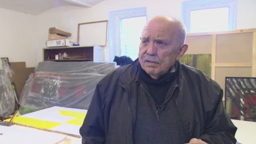 Výtvarník Vladimír Kopecký v Galerii Havelka