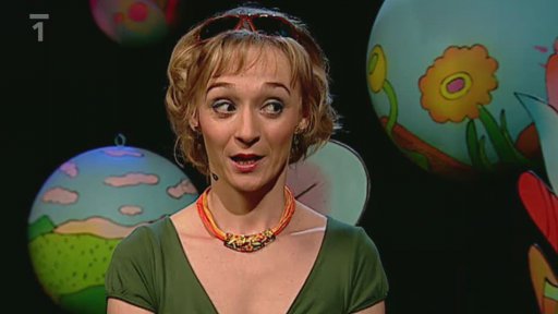 Muf a Tryskáček předvádějí Klárce vlastní pojetí Spejbla a Hurvínka.