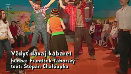 Fámula za vydatné pomoci Mufa vyhlašuje diváckou cenu druhého kola Fámuliny šouparády.