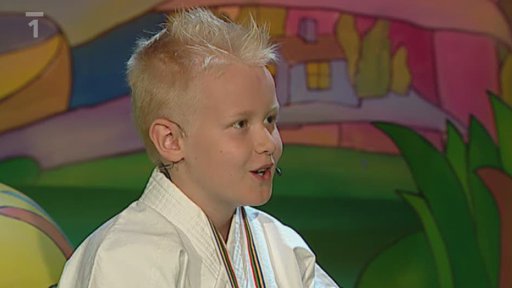 Markův rozhovor s kandidátem na cenu Zlatý oříšek dětských diváků ČT, karatistou Matějem Říhou.