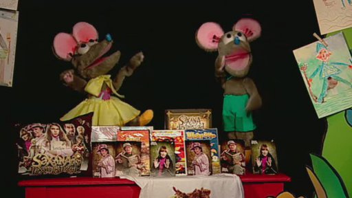 Tryskomyšák promuje Mucimutr (trailer). Pak společně s Tryskomyší vyhlásí výsledky čarodějnické soutěže.