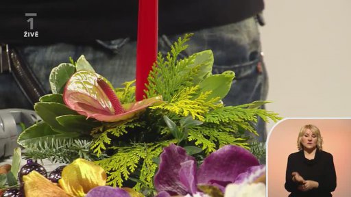 Vánoční květinové dekorace - Petr Kopáč