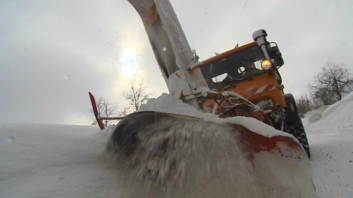 V Libereckém kraji začal velký úklid sněhu