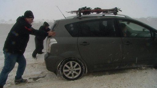 Pardubický kraj bojuje se sněhem