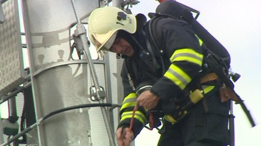 Požár v Plzni-Radčicích