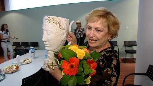 Věra Čáslavská dostala v Nové Roli mimořádný dar