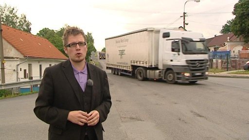 Ejpovice u Plzně bojují proti kamionům