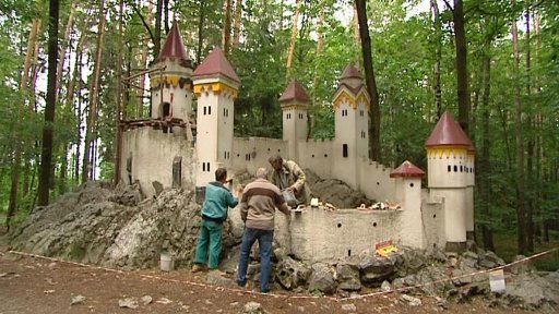 Miniaturu hradu se podařilo zachránit