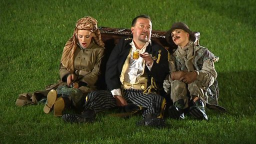 Česká televize natáčí po deseti letech na otáčivém hledišti v Českém Krumlově