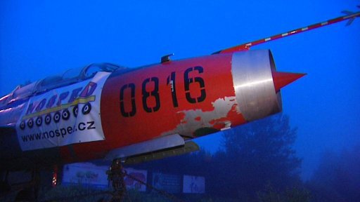 MIG-21 "přistál" v Ostravě