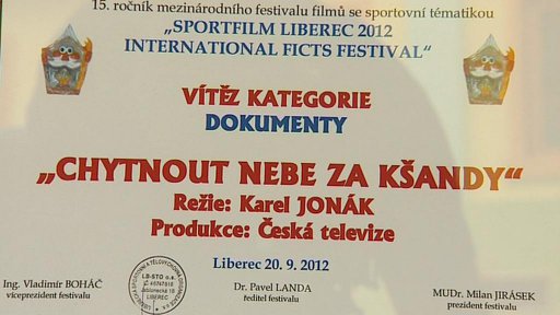 Tři pořady České televize si dnes odnesly ocenění z filmového festivalu Sportfilm Liberec