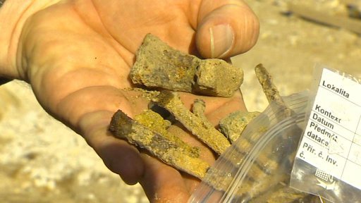 Historické nálezy z 12. století na třebíčském zámku