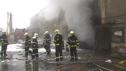 V Zákolanech shořela budova bývalého cukrovaru