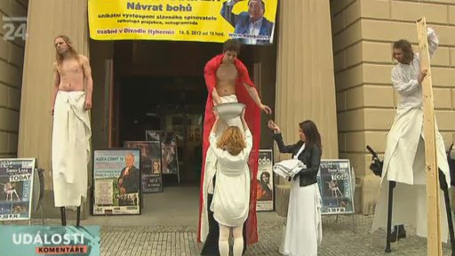 Ukřižovaný Ježíš v Praze