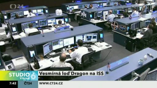 Vesmírná loď Dragon na ISS