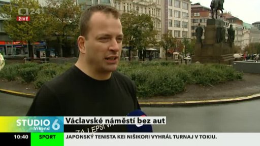 Václavské náměstí bez aut