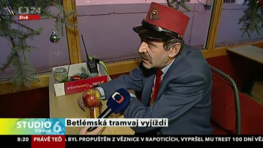 Betlémská tramvaj vyjíždí