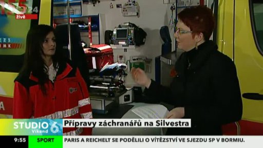 Přípravy záchranářů na Silvestra