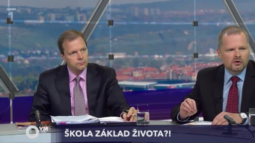 Petr Fiala, ministr školství; Marcel Chládek /ČSSD/, Jan Mühlfeit, prezident společnosti Microsoft pro Evropu