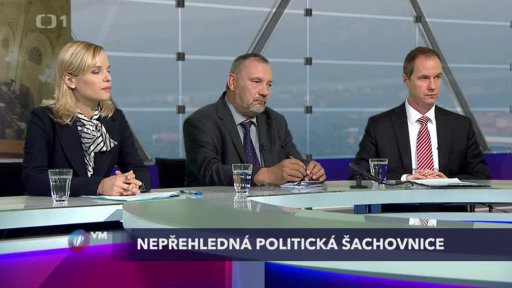 Zbyněk Stanjura (ODS); Petr Gazdík (TOP 09 a STAN); Jeroným Tejc (ČSSD); Pavel Kováčik (KSČM); Kateřina Klasnová (VV)