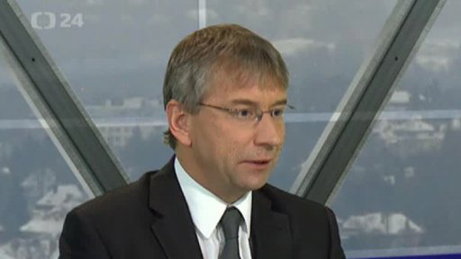 Jaromír Drábek /TOP 09/, ministr práce a sociálních věcí v demisi; Milan Štěch /ČSSD/, předseda Senátu Parlamentu ČR