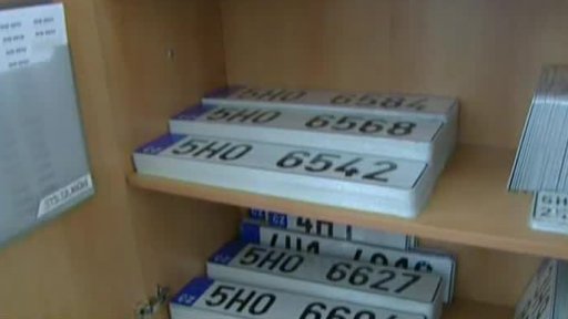 Registrační značky na přání