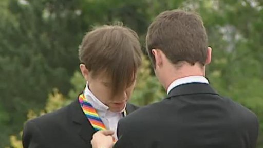 Bratislava: svatba gayů