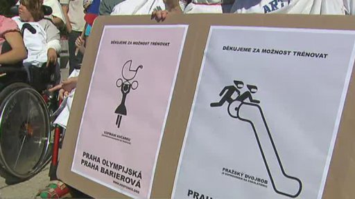Závod vozíčkářů "Praha olympijská"