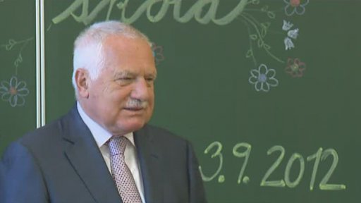 Prezident zahajuje nový školní rok