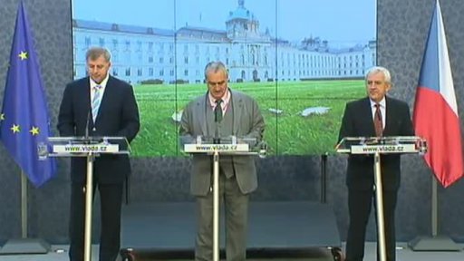 Brífink po jednání vlády