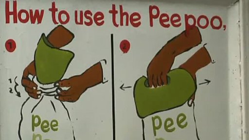 Keňa: sáček místo záchodu