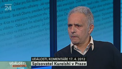 Spisovatel Kureishi v Praze