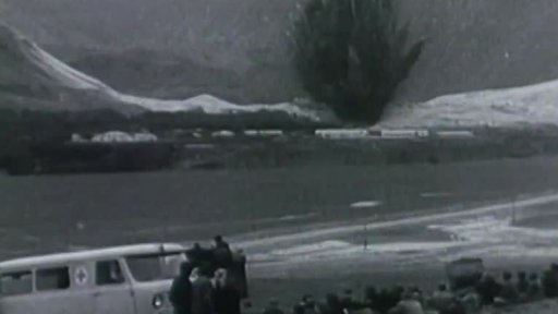 Tádžikistán: úprava řečiště (1964)