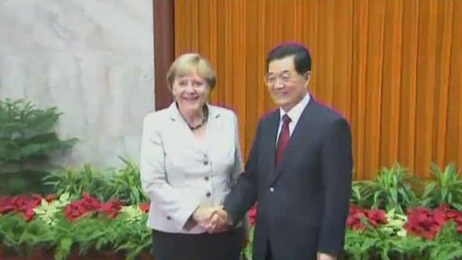 Merkelová v Číně