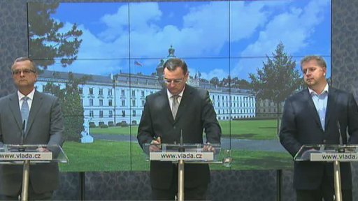 Brífink po jednání vlády