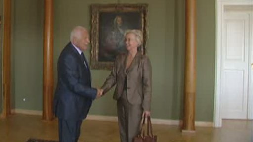 Klaus jednal se šéfkou Nejvyššího soudu