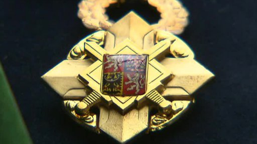 Udílení vyznamenání ministra obrany