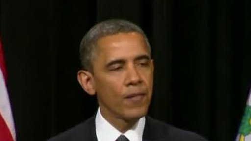 Prezident Obama navštívil místo masakru